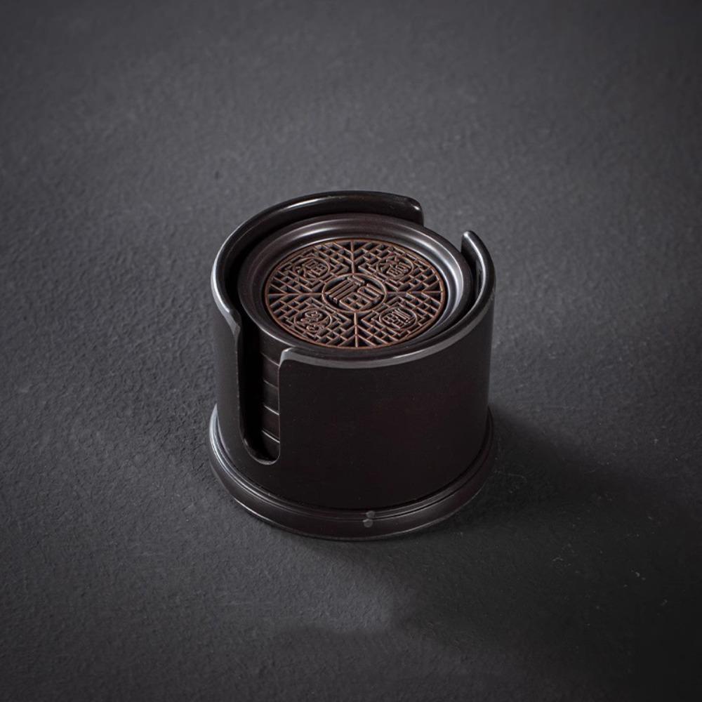 Plastic Kung Fu Tea Coaster Anti-scalding Tea Cup Holder Heat Insulation Mat Home Use