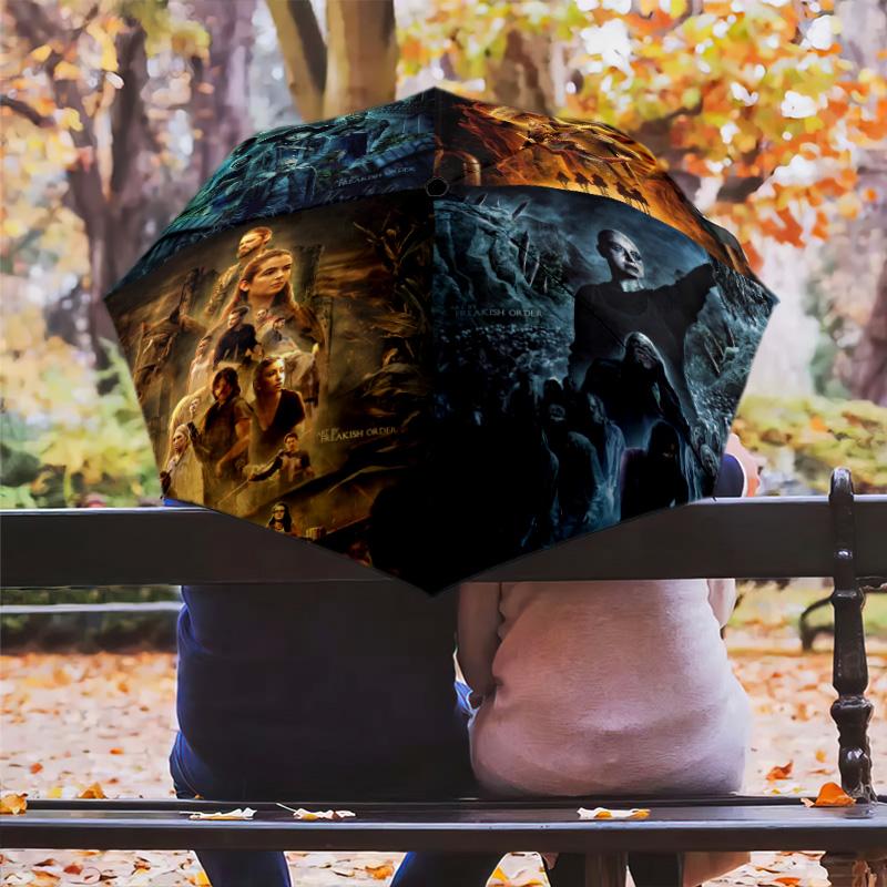 Fantasy Realms: Magic Mystery Folding umbrella durable Suitable for all seasons light travel Sun umbrella