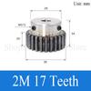 1PC 2M 12T-24T Spur Gear Bore 8/10/12/14/15/16/17/18/19/20/22/24mm Carbon Steel Pinion Motor Gear With Step