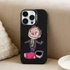 Чехол для телефона O-Offices Горячее ТВ-шоу для iPhone17, 16,15,14,13,12 Pro Max Черный Конфетный Матовый Ударопрочный Чехол