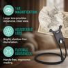 138 мм 16-кратная гибкая лупа со светодиодной подсветкой, hands-free, лупа на шею для чтения, шитья, вязания, вышивки крестом и рукоделия