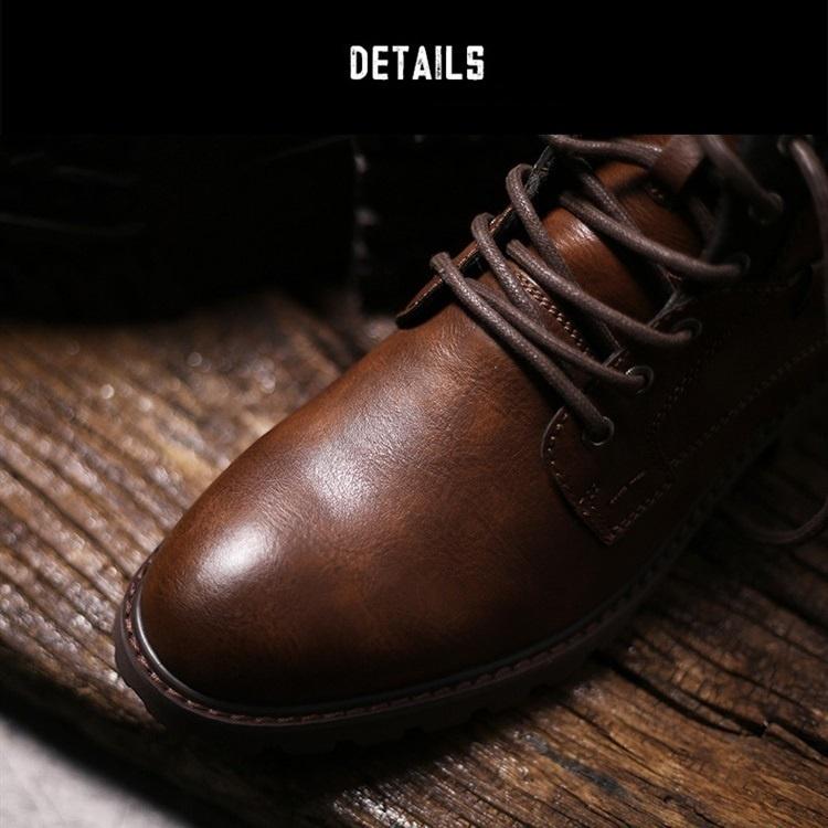 Ботильоны Мужские Мотоциклетные Сапоги Обувь