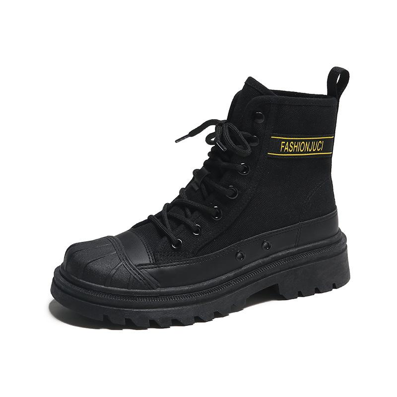 Ботинки мотоциклетные женские летние на толстой подошве, с коротким голенищем, сетчатые, красные, рабочие, локомотивные, короткие, из парусины деним Shell Head