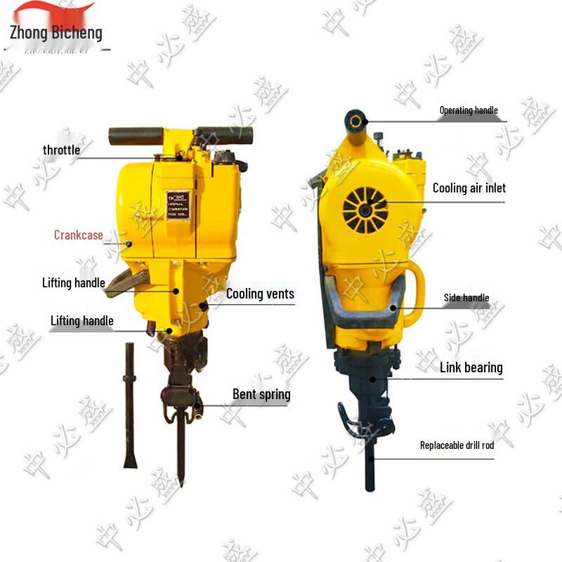 YN27C Internal Combustion Handheld Rock & Concrete Breaker