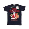 Looney Tunes Womens/Ladies Santa Bugs Bunny Cotton Boyfriend T-Shirt