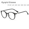 Retro Finished Unisex Myopia Glasses Vintage Anti-blue Light Blocking Shortsighted Eyeglasses Diopter 0 To -4.0 Optical Eyewear