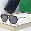 Новые Винтажные Солнцезащитные Очки Pilot Женские Мужские Дизайнерские Солнцезащитные Очки Люксового Бренда Панк Популярные Крупная Оправа Для Улицы Веревочные Очки