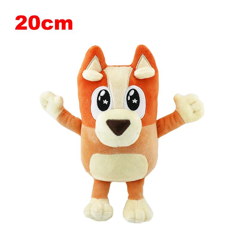 20/30CM Bluey And Bingo Plush Dolls Shining Star Eye Bluey Bingo Anime Plush Stuffed Toys Birthday Christmas Gift For Children