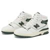 Aimé Leon Dore x New Balance 650 Унисекс Кожаные Высокие Ретро Баскетбольные Кроссовки Бело-Зеленые BB650RL1