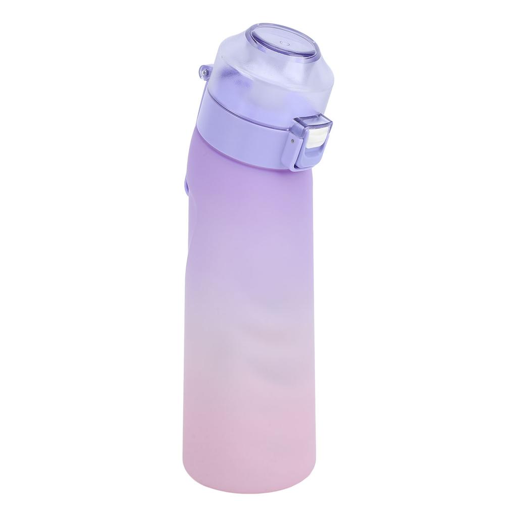 Бутылка для воды из полипропилена и силикона, 650 мл, соломенная бутылка для фитнеса и спорта с 7 ароматическими кольцами