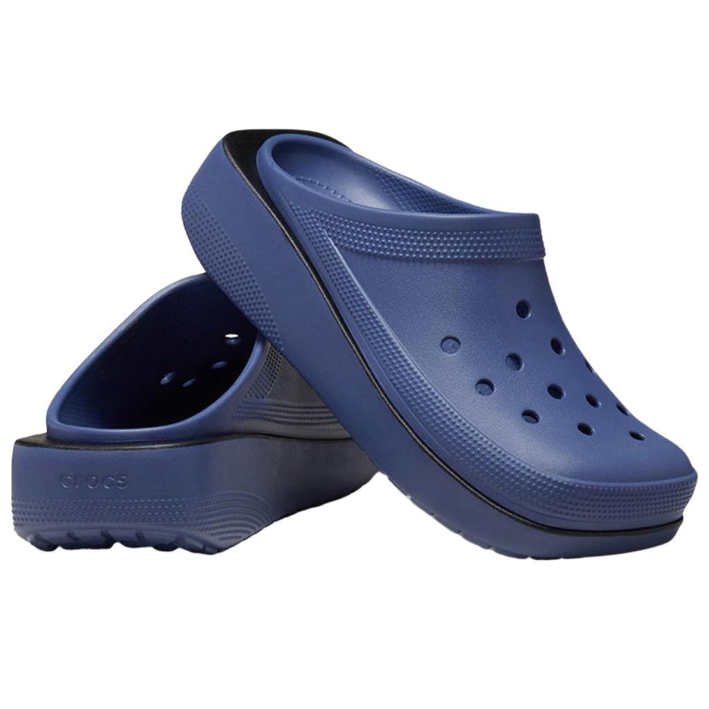 Crocs Кроссовки мужские Bijou Blue с тупым носком и окрашенными краями 210123-402
