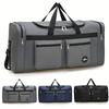 Large Capacity Travel Duffel Bag - Durable Nylon Casual Style with Multiple Compartments & Pockets, Adjustable Shoulder Strap