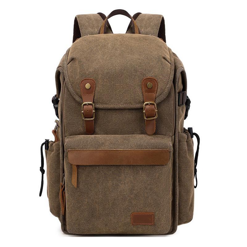 Ретро-холщовый рюкзак для камеры Micro Single Drone Universal Bag Сумка для зеркальной камеры Рюкзак Многофункциональная сумка для наружной камеры