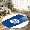 Sheffield Wednesday Printed Round Crystal Velvet Rug Soft Non Slip Floor Carpet For Bedroom Holiday Gift