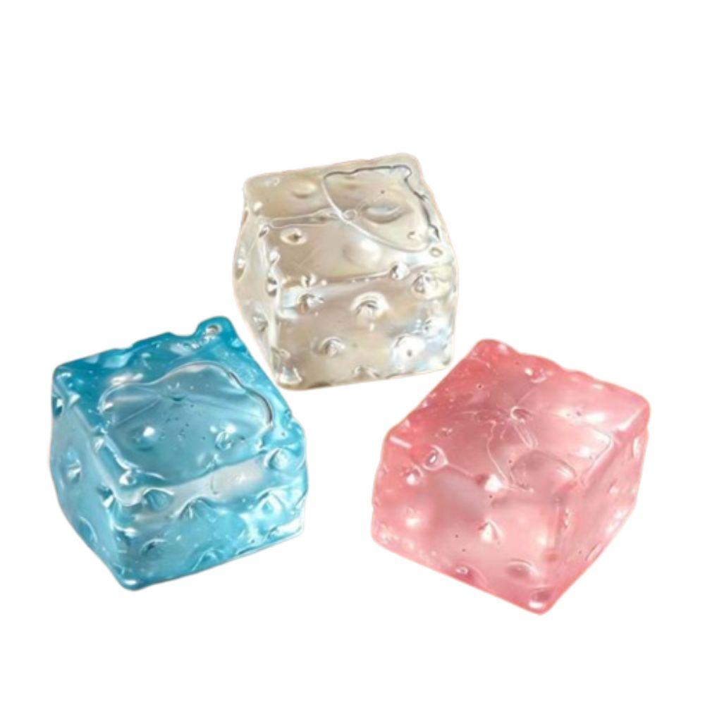 Slow Rising Cheese Cube Stress Balls Slow Rebound Sensory Fidget Toy Daily Use