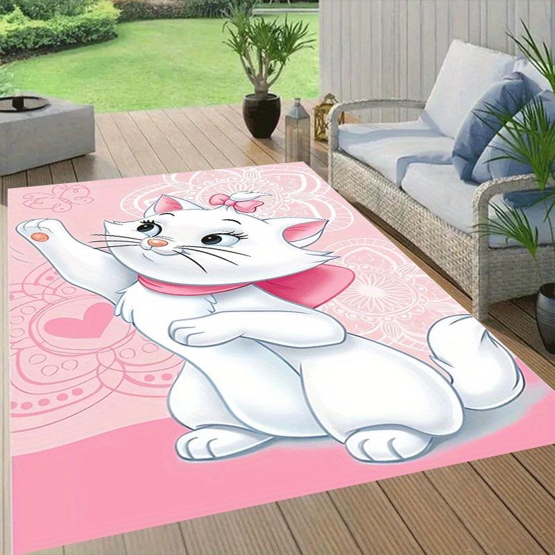 1pc The Aristocats Cute Marie Rug Anti Slip, Non Shedding, Stain Defying, Ideal for Living, Bedroom & Laundry Handcrafted Home Decor