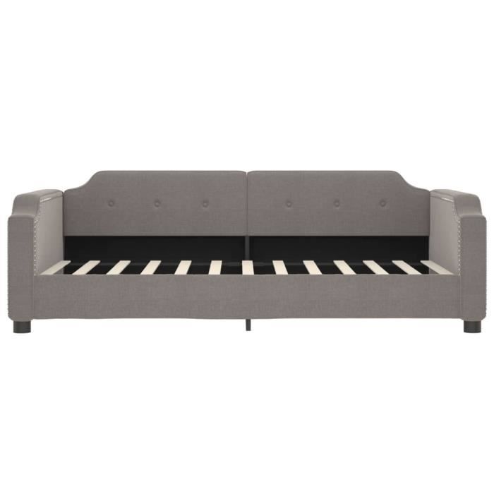VidaXL Taupe Daybed 90x200 Cm Fabric 354208
