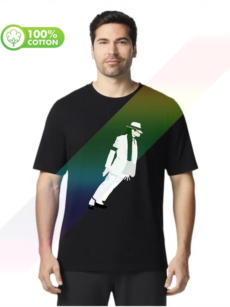 100 Cotton Round Neck Heavy Weight Unisexs Tshirt Michael Jackson Smooth Criminal Sticker S3xl Tops Tees