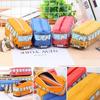 Zipper Car Pencil Case Canvas Pen Box Cartoon Bus Pen Bag School Office