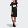 adidas Базовое платье с коротким рукавом для женщин, черное, GM5588
