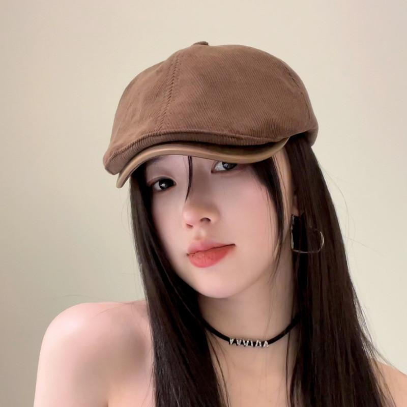 Retro Painter Hat With Sunshade And Breathability For Autumn And Spring