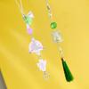 Flower Wind Chime Pendant Phone Charm Hangings Rope Cute Phone Chain Strap Bag Decoration Lanyard Keychain Accessories