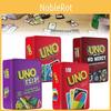 Uno Flip No Mercy Card Board Game Toy Family Party Prop Kids Gifts Iron Box