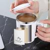 Stainless Steel Coffee Mug With Handle and Lid Traveling Cup Portable Coffee Cup