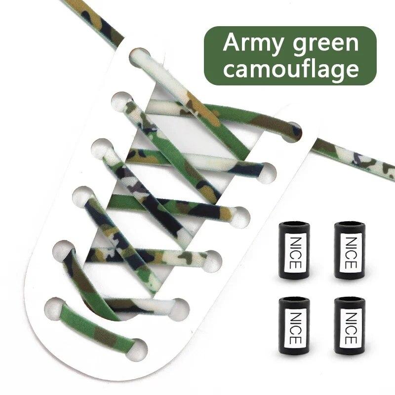 НОВЫЕ эластичные шнурки для кроссовок без завязок, шнурки для обуви с круглым металлическим замком, мужская и женская обувь для бега, кружевные аксессуары, 1 пара