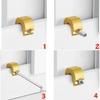 1 Set Anti-Theft Child Safety Locks Aluminum Alloy Window Lock Stopper Sliding Door Window Limiter Sliding Sash Stopper
