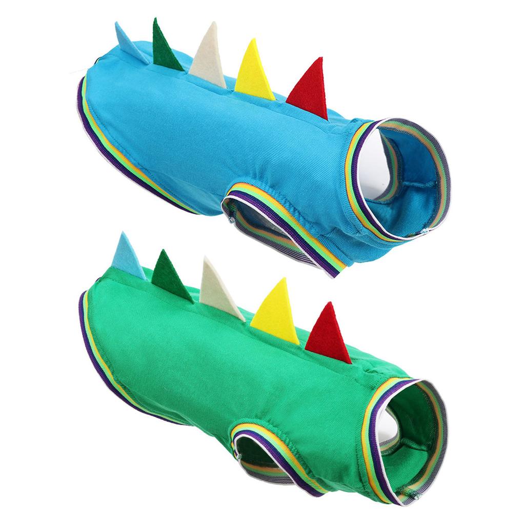 Одежда для таксы Костюм динозавра для маленькой собаки Простой в носке Наряд для косплея питомца для тематической вечеринки Хэллоуина