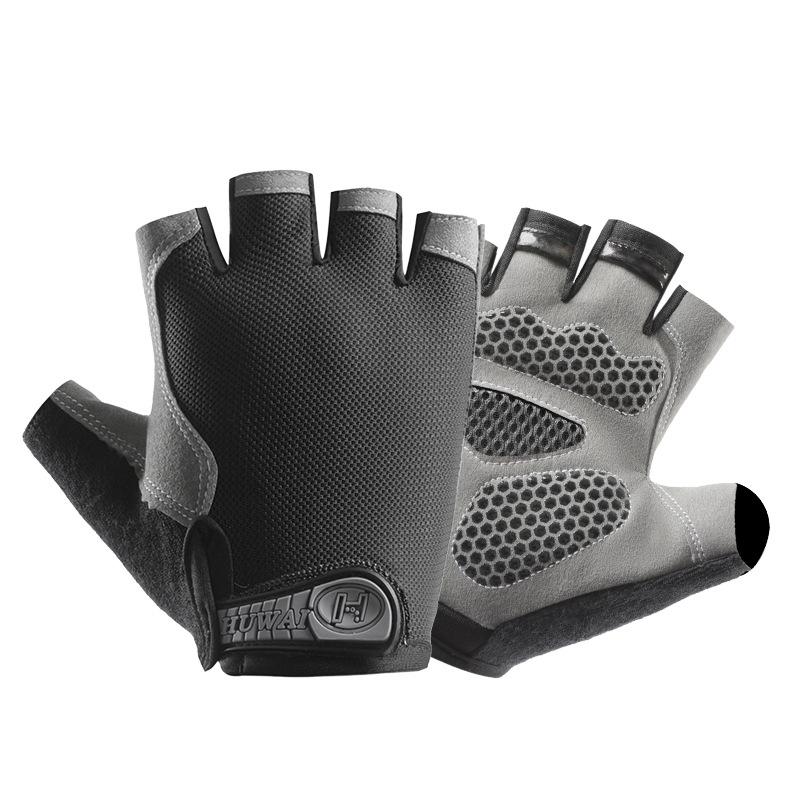Велосипедные перчатки с половиной пальца, мужские дышащие противоскользящие велосипедные перчатки для горного велосипеда, летние перчатки для спортзала, йоги, спортивных тренировок, женские перчатки