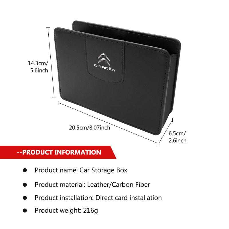 Car Door Storage Bag Drink Waste Card Key Sunglasses Holder For Citroen Jumper Celysee Cactus Picasso Aircross Saxo Grand