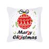 Рождественская наволочка в скандинавском стиле, персиковая кожа, мультяшный Санта-Клаус, чехол для подушки на офисный диван, для дома