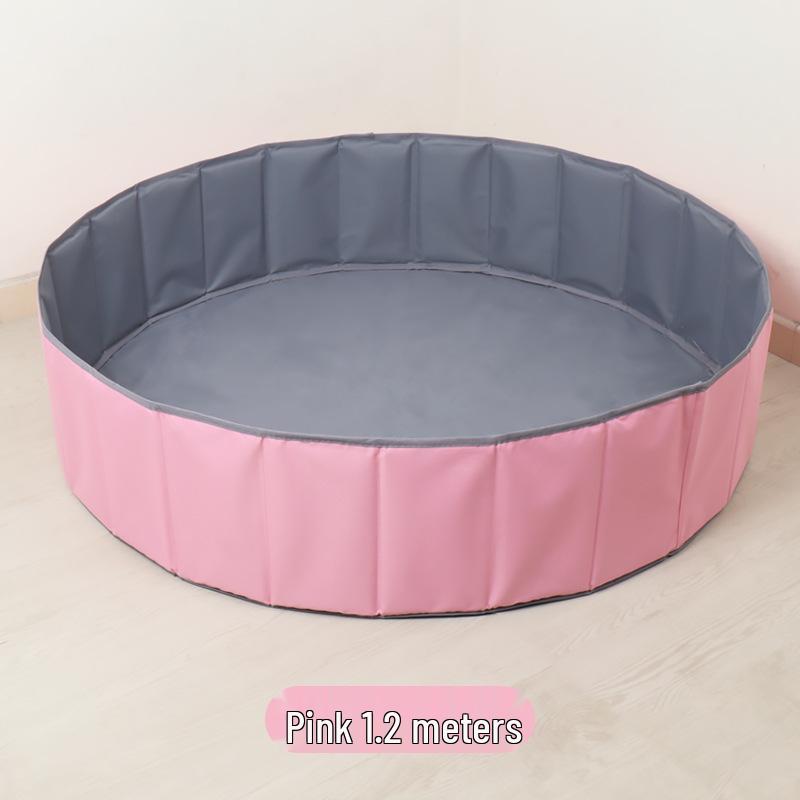 Ocean Ball Pit: Children's Foldable Indoor Playpen with Colorful Balls