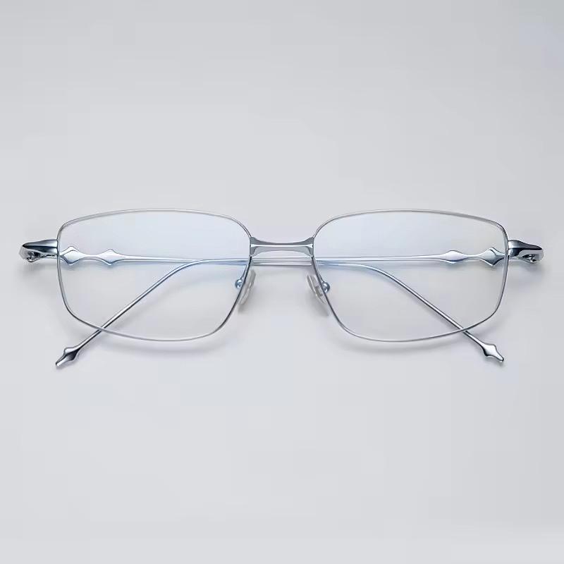 Neutral Square Irregular Anti Blue Light Glasses Trendy Small Frame Clear Optical Glasses Transparent Lens Spectacle