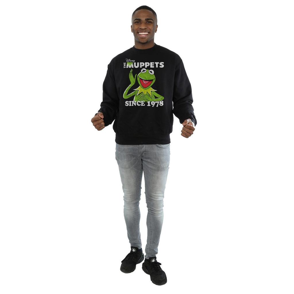 Disney Mens The Muppets Kermit Since 1978 Sweatshirt