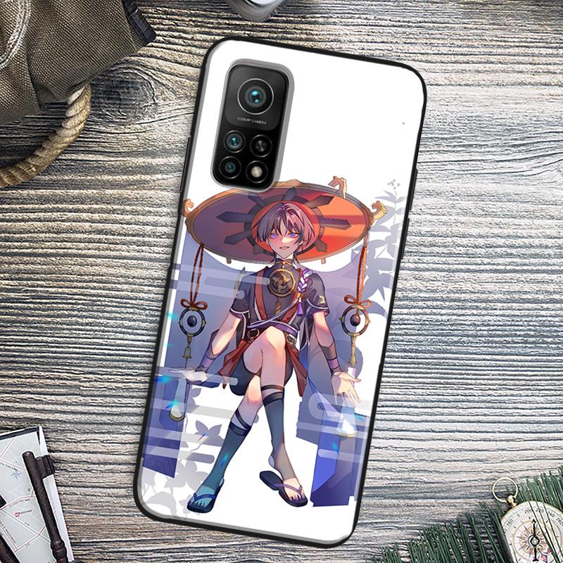 Чехол Scaramouche Genshin Impact для Xiaomi 13 11T 12T Pro 12 Lite 12X Чехол для POCO X3 X4 X5 F5 Pro F4 GT C40 M5s F3