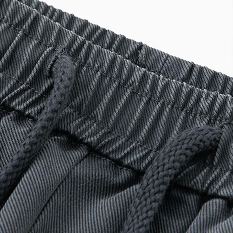 Men's Fleece-Lined Loose Wide-Leg Cargo Denim Jeans