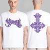 Новый Ghost Skeletour Мировой Тур 2025 Эксклюзивный Pop Up Магазин в Праге Szechia 11 мая 2025 Двусторонняя Унисекс Футболка
