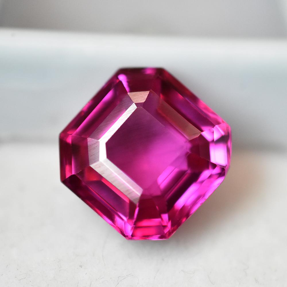 A++ Quality Natural Pink Tourmaline 8.50 Ct Square Cut gemstone