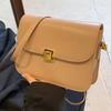 High-end Women's Bag for Women's Autumn and Winter New Trendy and Fashionable Simple Crossbody Bag Retro Fashionable One-shoulder Square