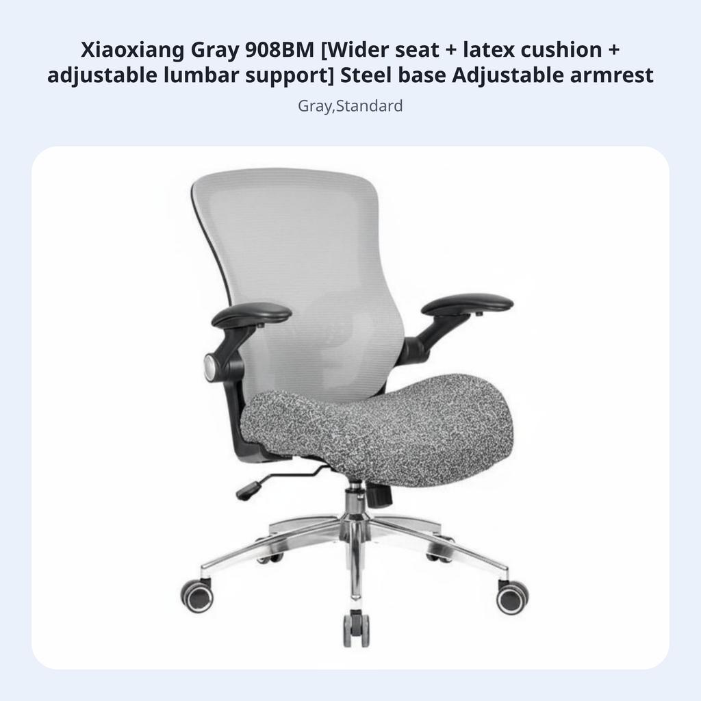 Ergonomic Chair with Headrest Lumbar Support Office Furniture 360° rotate for managerials, Students, Study Room