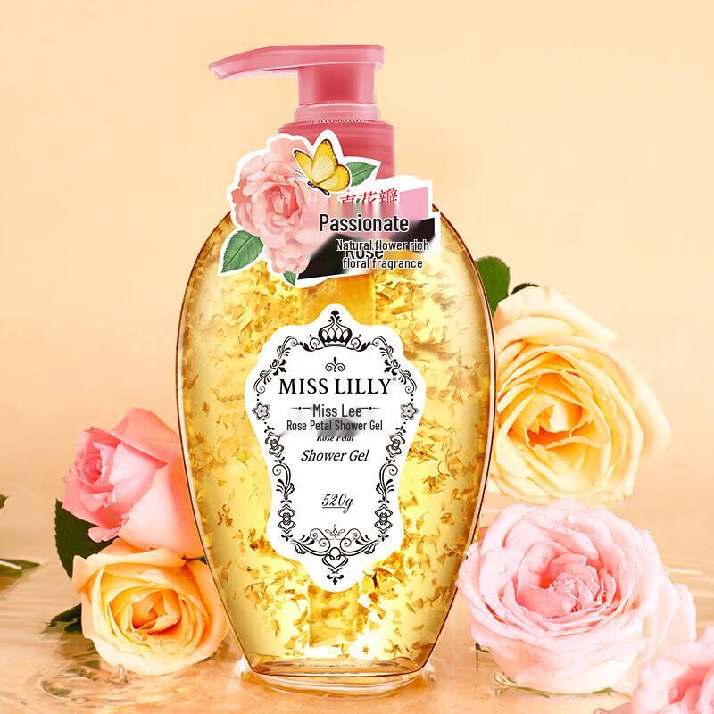 MISS LILLY Rose Petal Fragrance Shower Gel