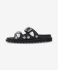 Toga [Toga Pulla] Buckle Slide - Black / Aj844Black