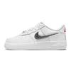 Детские кроссовки Air Force 1 LV8 GS White Black Very-Berry Metallic-Silver DC9651-100