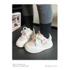 Children's Sports Shoes Girls' Board Shoes New Spring and Autumn Soft Sole Cartoon White Shoes Non-Slip Breathable Casual Shoes