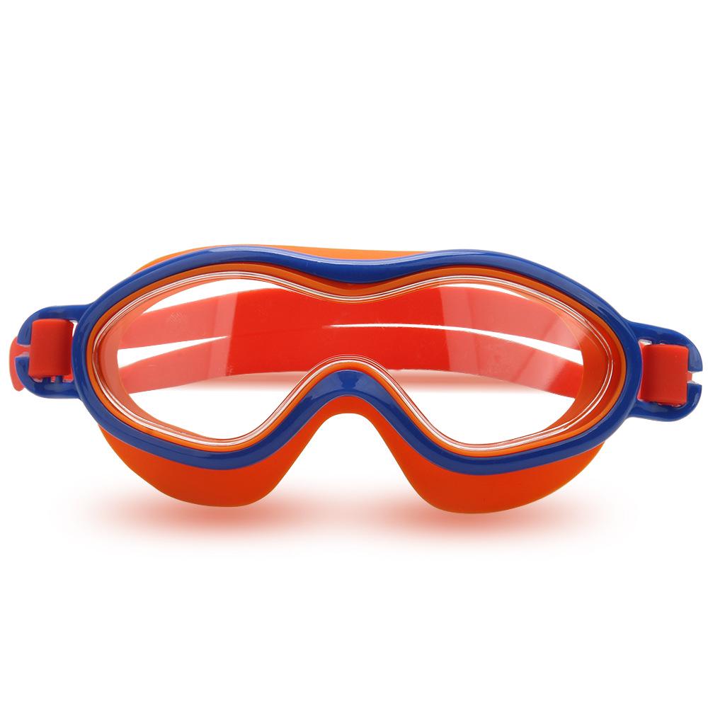 Kids' Waterproof & Fog-Proof HD Swim Goggles - Large Frame for Boys & Girls