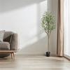5,9 футов высокое большое искусственное оливковое дерево для помещений, оливковое шелковое дерево в горшке, современные искусственные растения оливковое дерево для декора спальни