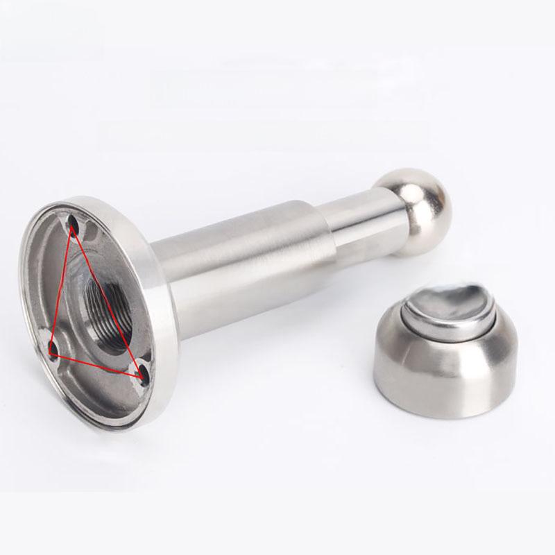 Регулируемый магнитный дверной стопор из нержавеющей стали 304 для спальни и ванной комнаты